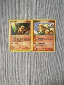 Pokemon TCG Growlithe Legend Maker And Sandstorm Cards *read description* - Image 1