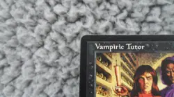 MTG Vampiric Tutor Card Visions Rare EN Instant Magic The Gathering 1996 WotC - Image 5