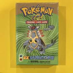 Pokemon TCG EX Sandstorm Oasis Theme Deck Armaldo 60 Cards English 2003 - Image 1