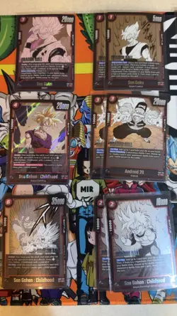 Dragon Ball Fusion World Manga Booster 02 All Red 46 Card Lot DB.L2 - Image 2