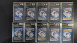 Chinese Pokemon Mewtwo ex 039/129 RR OCD 10 Pristine Graded Card Lot*10 GL15 - Image 2