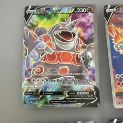 Pokemon TCG V Card Lot - 13 Holo Basic Blaziken Rhyperior Kricketune Falinks - Image 2