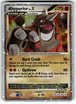 Rhyperior LV.X DP29 Diamond and Pearl Promos MP Pokemon Card TCG - Image 1