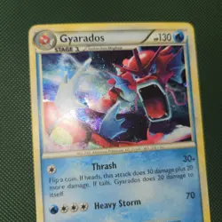Gyarados 123/123 Heart Gold Soul Silver Shiny Holo Rare Nintendo Pokemon Card - Image 2