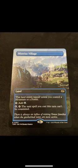 Mistrise Village (Tarkir: Dragonstorm) - Borderless - NM #397 MTG - Image 1