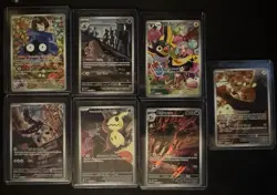Pokemon 17 card lot. Illustration rare/ultra rares. Pack fresh. Ascended Heroe - Image 1