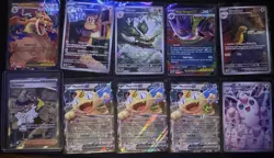 Pokemon 17 card lot. Illustration rare/ultra rares. Pack fresh. Ascended Heroe - Image 2