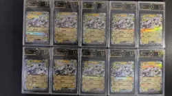 Chinese Pokemon Mewtwo ex 039/129 RR OCD 9.5 Gem Mint Graded Card Lot*10 GL15 - Image 1