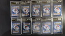 Chinese Pokemon Mewtwo ex 039/129 RR OCD 9.5 Gem Mint Graded Card Lot*10 GL15 - Image 2