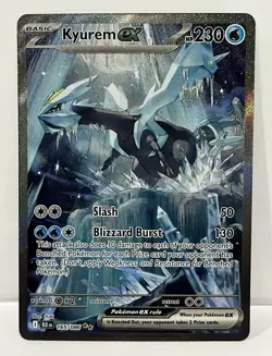 Pokemon Card Black Bolt Kyurem ex Special Illustration Rare 165/086 NM Holo Art - Image 1