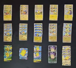 58*Lot Pokemon TCG Card S.Chinese CS5.1C 002/004 Pikachu Holo # d JL89 - Image 1