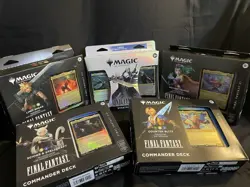 MTG Final Fantasy Commander Deck Set 4 Decks/ Starter Kit - Image 1