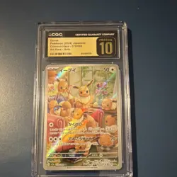Pokemon Eevee 078/066 Art Rare Holo Japanese Card Crimson Haze CGC 10 pristine! - Image 1