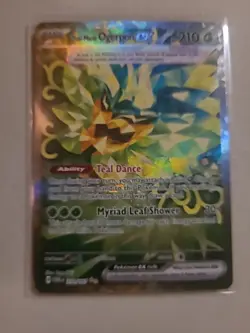 Pokemon TCG Teal Mask Ogerpon EX Holo Card 211/167 Twilight Masquerade - Image 1