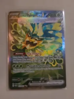 Pokemon TCG Teal Mask Ogerpon EX Holo Card 211/167 Twilight Masquerade - Image 2