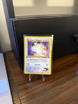 Pokemon TCG Giovanni's Meowth Gym Challenge 1st Edition Common Card 74/132 - Image 1