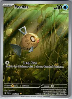 Feebas 198/191 SV08: Surging Sparks - Pokemon Card - NM - Image 1