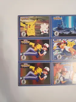 1997 BURGER KING POKEMON UNCUT SHEET CARDS Sheet #11 - Image 3