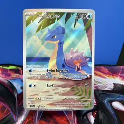 Pokemon Misty's Lapras 194/182 Destined Rivals Full Art Rare Holo Card Mint - Image 1