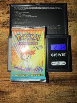 Gym Heroes Misty Art Pokemon Trading Card WOTC Booster Pack Sealed Heavy 21.04g - Image 1