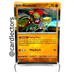 Hawlucha Pokemon TCG: Scarlet & Violet Base Set 118/198 Holo Rare Card - Image 1
