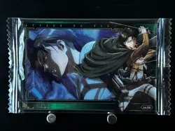 Levi Ackerman Attack on Titan wafer Card #04 TCG BANDAI Japanese Anime Manga - Image 1