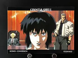 Motoko Kusanagi Batou Ghost in the Shell Card #98 TCG BANDAI Japanese Anime - Image 1
