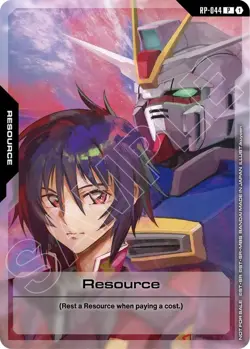 Gundam Card Game RP-044 Resource Shin & Impulse Gundam ENGLISH SEALED - Image 1
