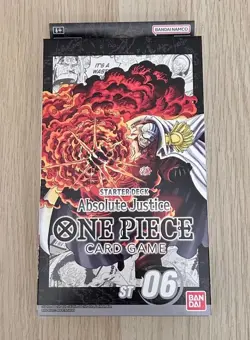 One Piece Card Game: Starter Deck ST-06 - Absolute Justice (ST06) ENG Sealed NEW - Image 1