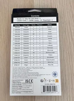 One Piece Card Game: Starter Deck ST-06 - Absolute Justice (ST06) ENG Sealed NEW - Image 2