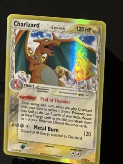 Charizard (Delta Species) - 4/100 - Pokemon Crystal Guardians Holo Card LP - Image 3