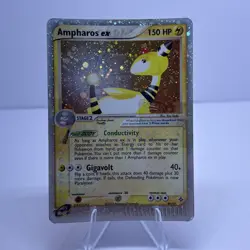 Pokemon Ampharos ex Holo Dragon 89/97 2003 Card NM/LP+ - Image 1