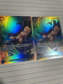 One Piece Card Game Marco PRB02-008 SR English X2 - Image 1