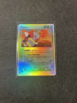 Pokemon Card Volbeat 53/100 Reverse Holo Foil Sandstorm Vintage 2003 - NM - Image 1