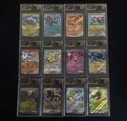 12 Lot OCD 10 Pokemon TCG Japanese Card RR Reshiram Zekrom Pikachu Mewtoo FI38 - Image 1