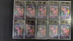 Chinese Pokemon Mew V 048/132 RR OCD 10 Pristine Graded Card Lot*10 GL15 - Image 1