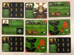 WIZKIDS PIRATES OF THE CRIMSON COAST CSG JADE FACTION SHIPS CARDS TOKENS LOT + - Image 1