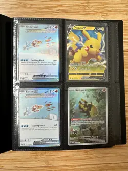 Pokemon Card Lot 30 Cards EX V Holo Binder – Pikachu V, Melmetal EX, Full Art - Image 2