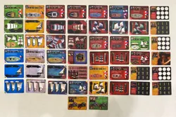 WIZKIDS PIRATES OF THE CRIMSON COAST CSG FRENCH FACTION SHIPS CARDS TOKENS LOT + - Image 1