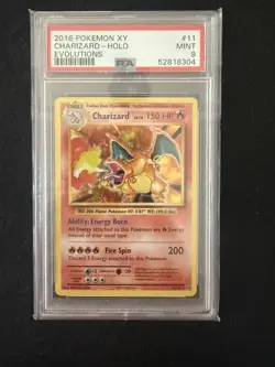 2016 Pokemon Charizard 11/108 Holo XY Evolutions - PSA 9 - Image 1
