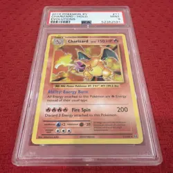 2016 Pokemon XY Charizard #11 Holo Evolutions PSA 9 - Image 2