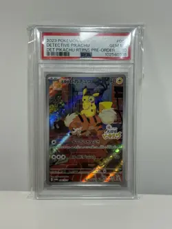 PSA 10 Detective Pikachu 098/SV-P Pre-Order Promo Japanese Pokemon Card GEM MINT - Image 3