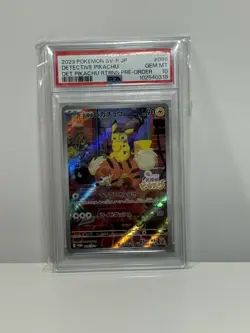 PSA 10 Detective Pikachu 098/SV-P Pre-Order Promo Japanese Pokemon Card GEM MINT - Image 4
