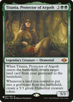 Titania, Protector of Argoth - The List - NM - MTG Magic - Image 1