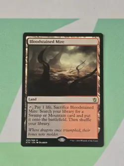 Bloodstained Mire Khans of Tarkir Regular - Image 1