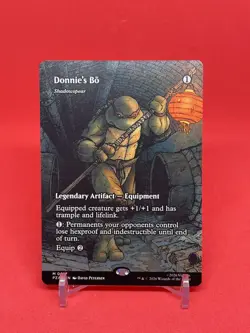 Magic the Gathering - Donnie's Bo - #0017 - MYTHIC - TMNT - NM/M - Image 1