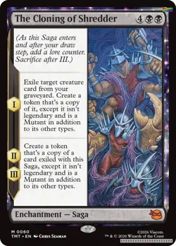 The Cloning of Shredder [TMT - 60] - NM [Foil] TCG MTG - Image 1