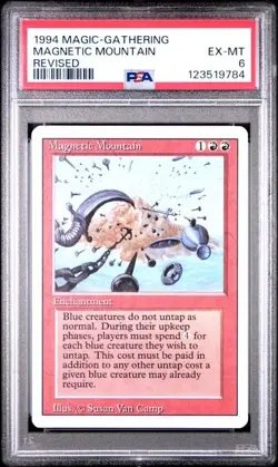 1994 Magic MAGNETIC MOUNTAIN, Revised Ed. PSA 6 EX-MT, LOW POP (1), NEW SLAB!!! - Image 1