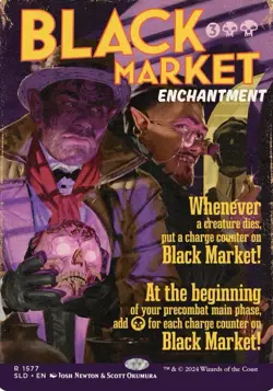 MTG Black Market Secret Lair NM Regular non Foil - Image 1