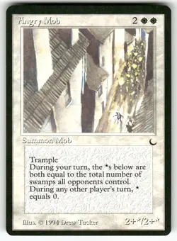 Angry Mob The Dark Uncommon Magic: the gathering Near Mint or Better - Image 1